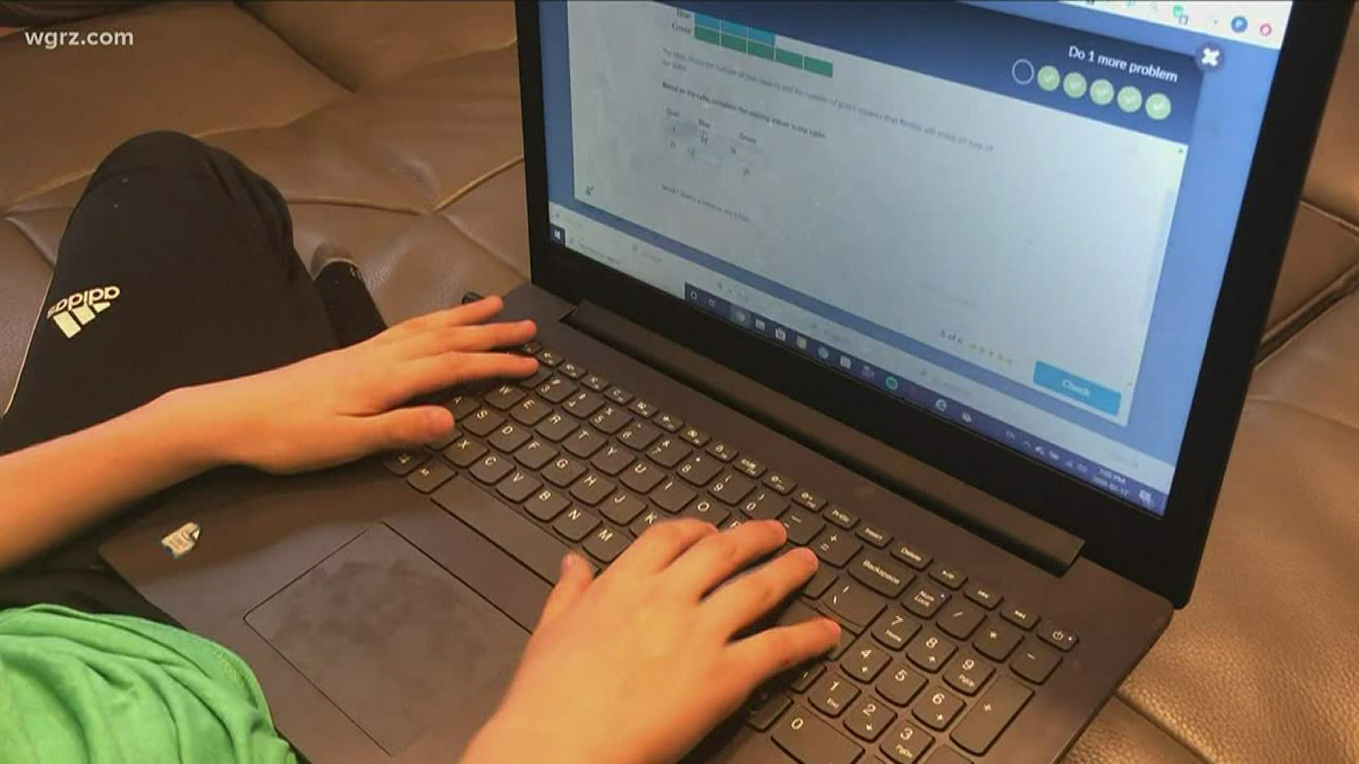 For the past month and a half, Buffalo Schools has been issuing laptops to students, who don't have computer access.