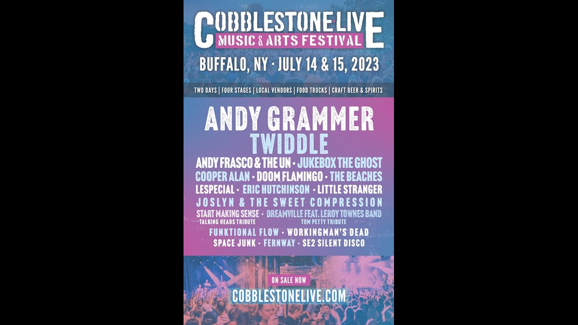 Cobblestone Live Music & Art Festival comes to Buffalo