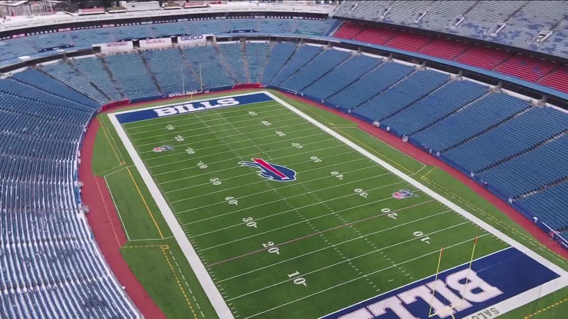 Work out on Bills turf ahead of home opener