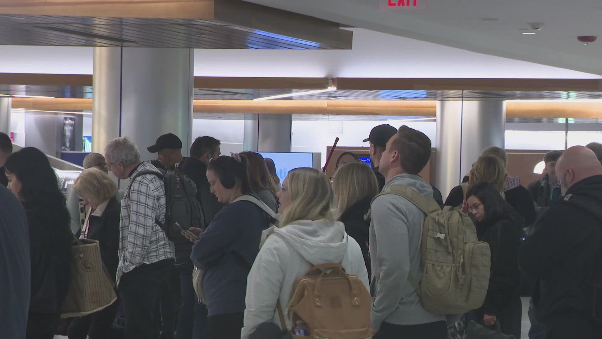 VISITORS AND RESIDENTS ARRIVING TO BUFFALO NIAGARA AIRPORT TODAY ARE HAPPY TO HAVE ARRIVED BEFORE THE STORM...