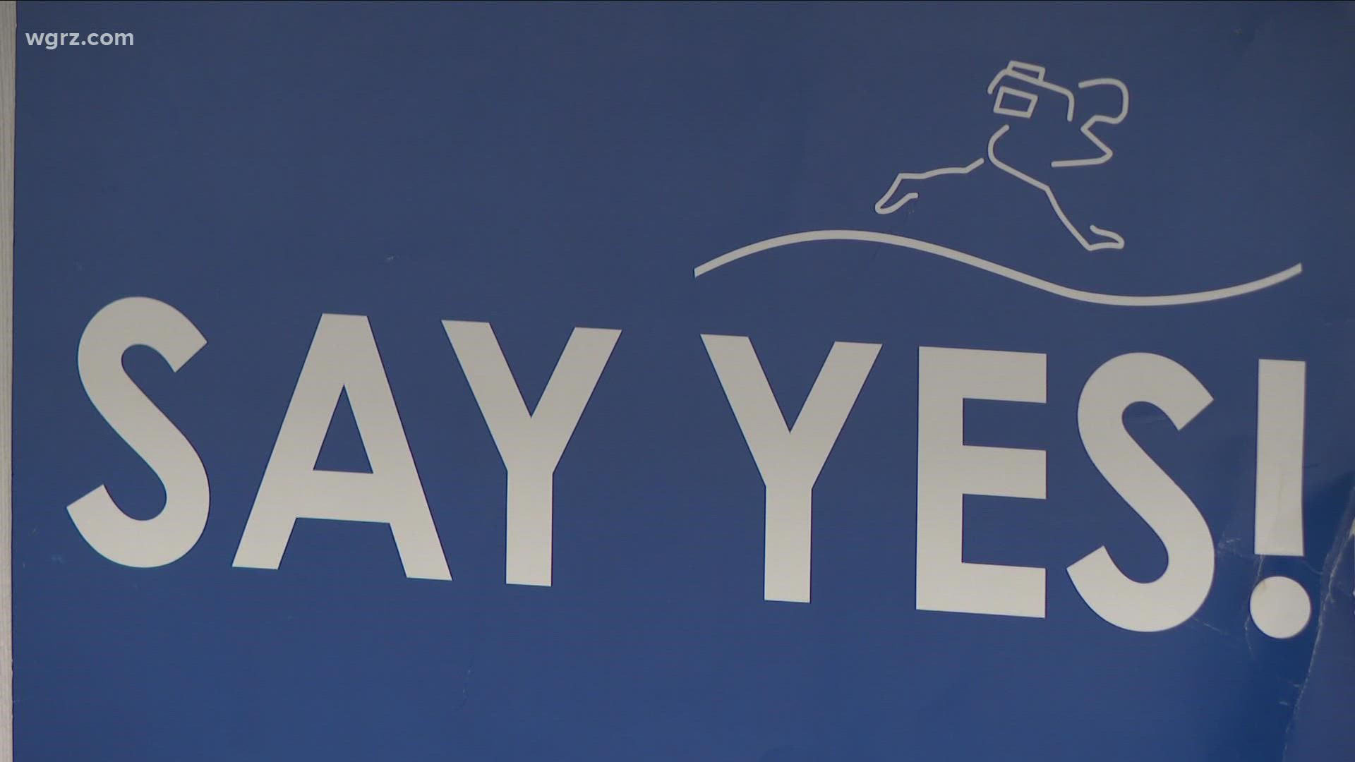 Say yes" was awarded more than a million dollars in state grant funding to create its new headquarters...