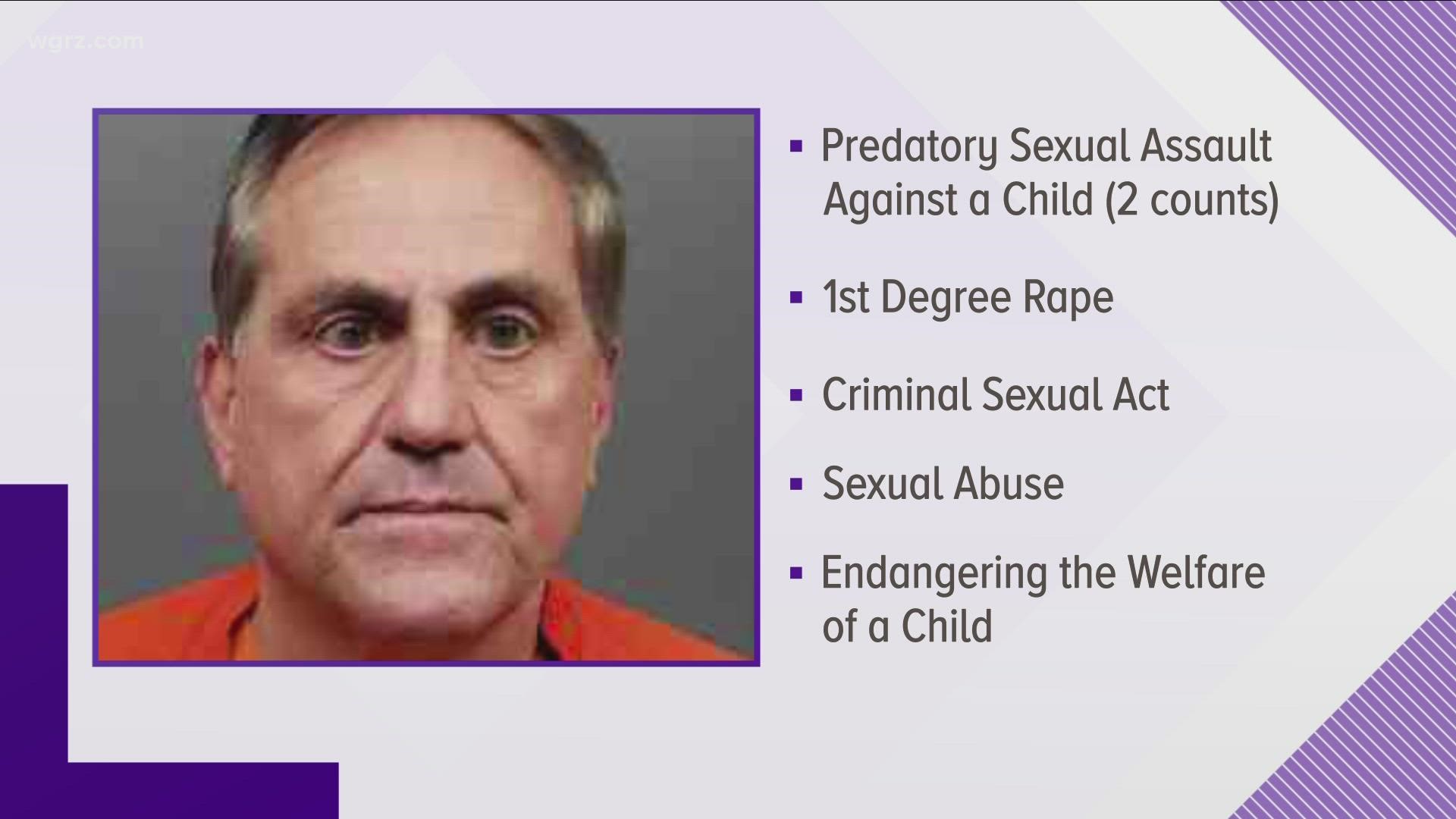 These charges are serious enough...that conviction on the top count --Predatory Sexual Assault Against a Child --- could land the 61 year old pigeon behind bars for
