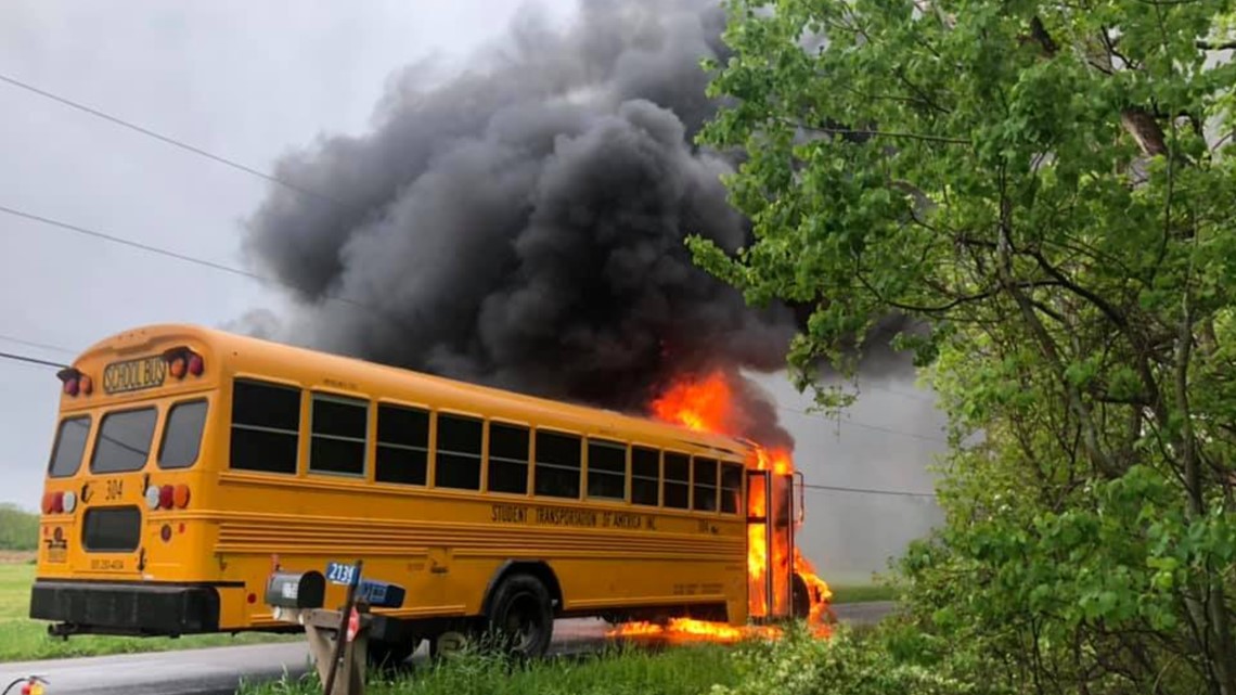 School Bus Fire