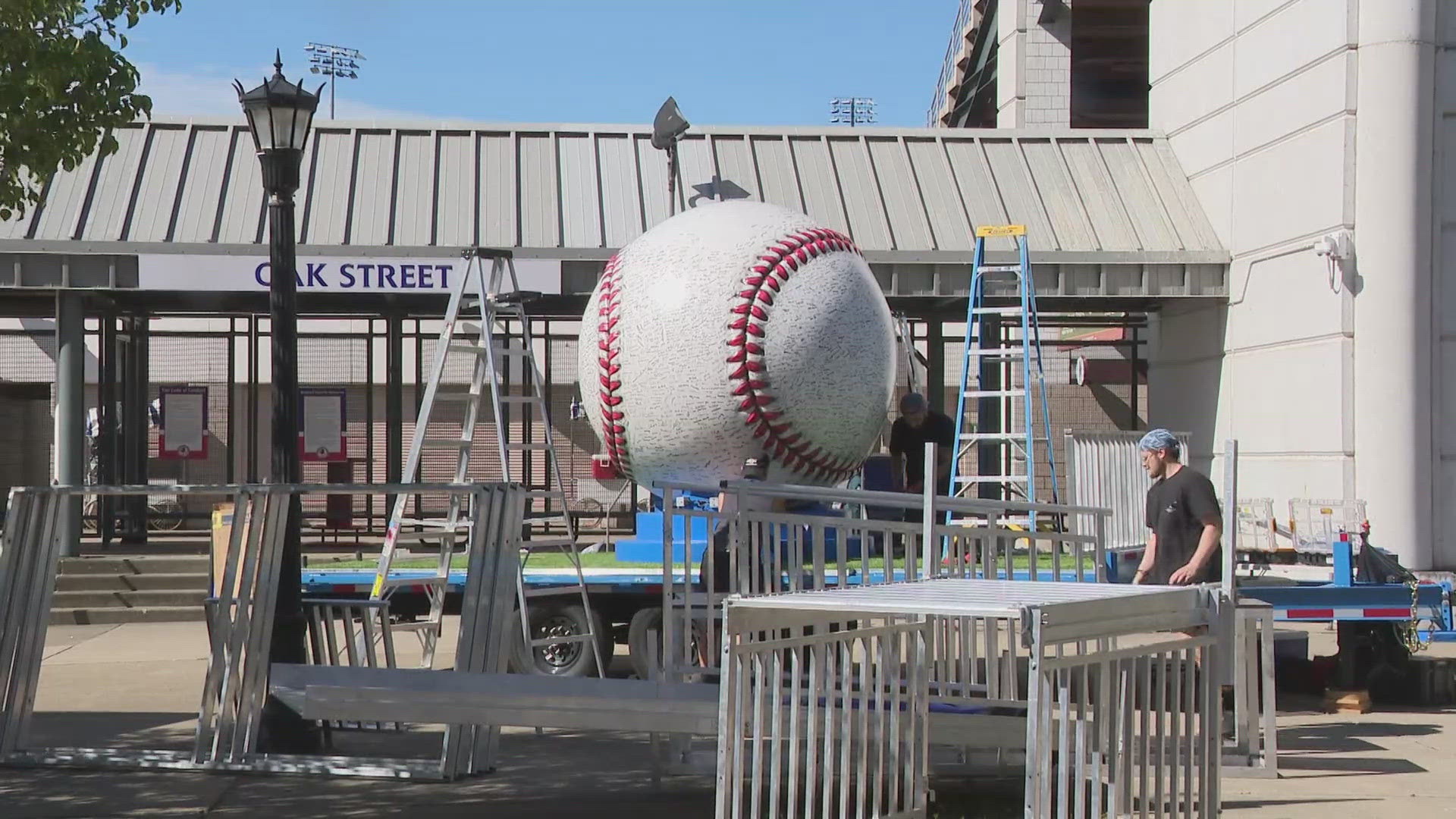 It's an attempt to break the Guinness world record for the most signed piece of sports memorabilia. It will be judged outside of MLB headquarters in NYC on July 29th