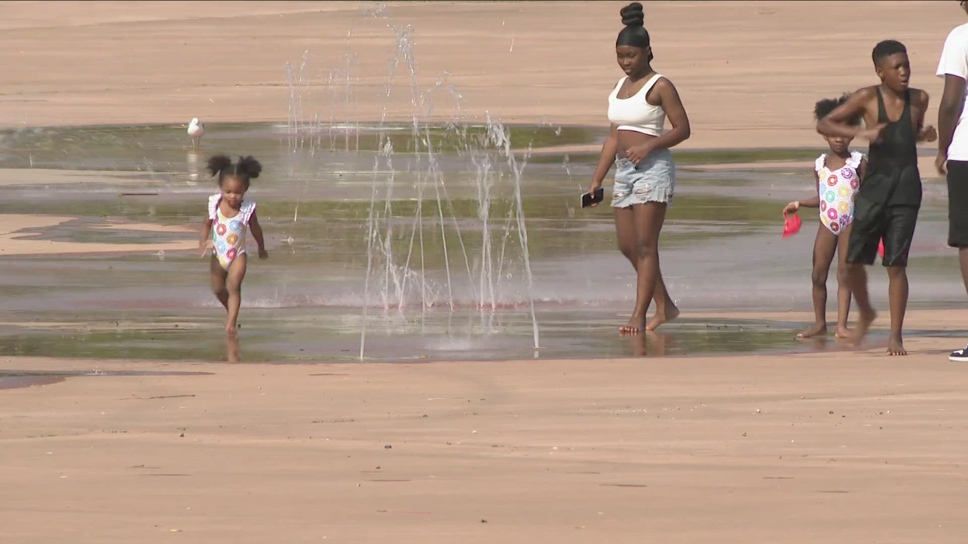 Residents of the city now have their choice of ten different splash pads to beat the heat.