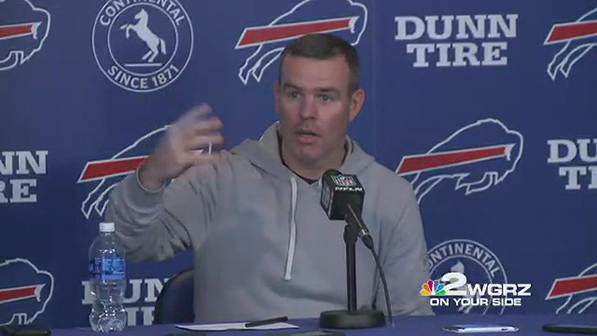 Buffalo Bills general manager Brandon Beane discussed NFL Draft on Saturday evening, after the team made their final pick.