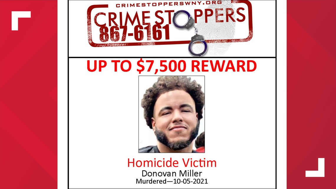 Crime Stoppers WNY Offering Reward For Homicide Of Donovan Miller ...