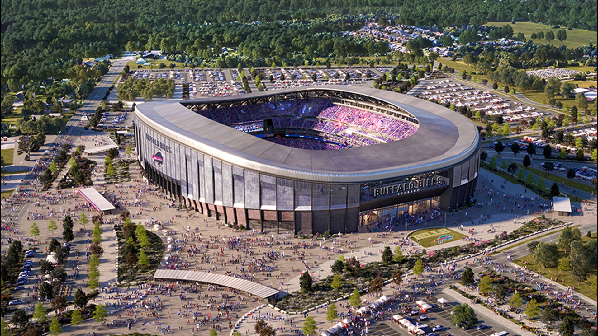 Buffalo Bills VP of Operations & Guest Experience Andy Major provides update on construction at the stadium and impact on parking on games days
