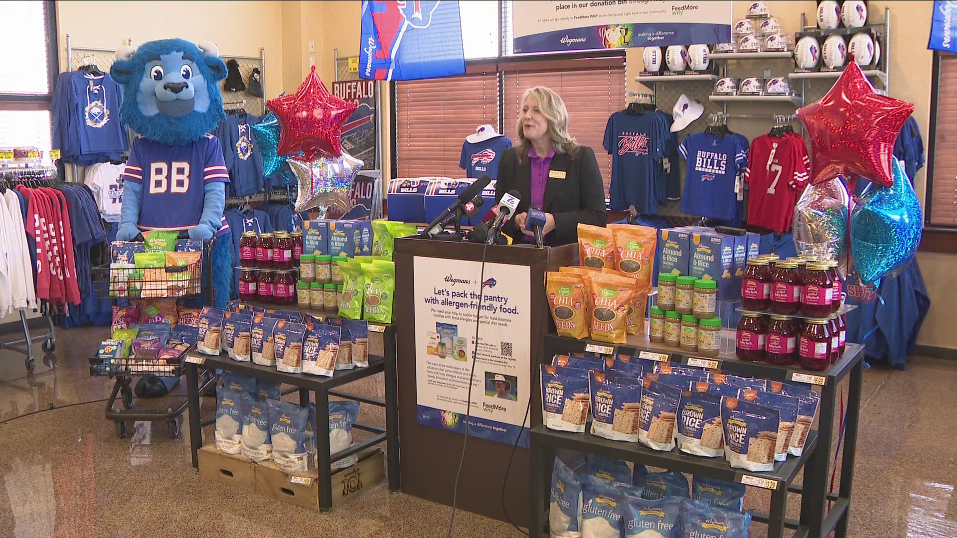 Wegmans is teaming up with the Buffalo Bills to support FeedMore WNY and its partners