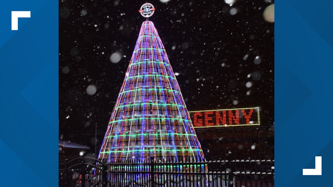 Genesee Brew House Christmas Party 2022 Genesee Keg Tree Returns To Rochester For The Holidays | Wgrz.com