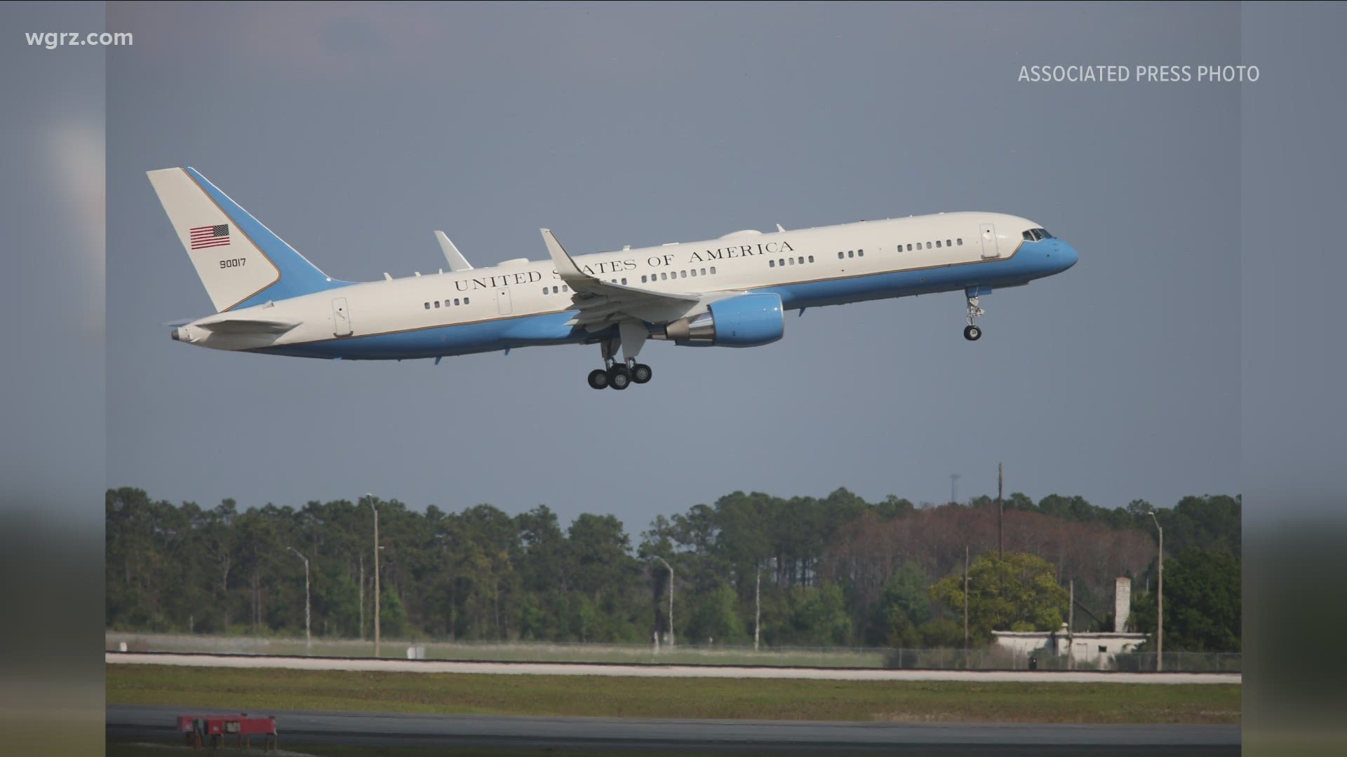 Was Air Force One at the airport?