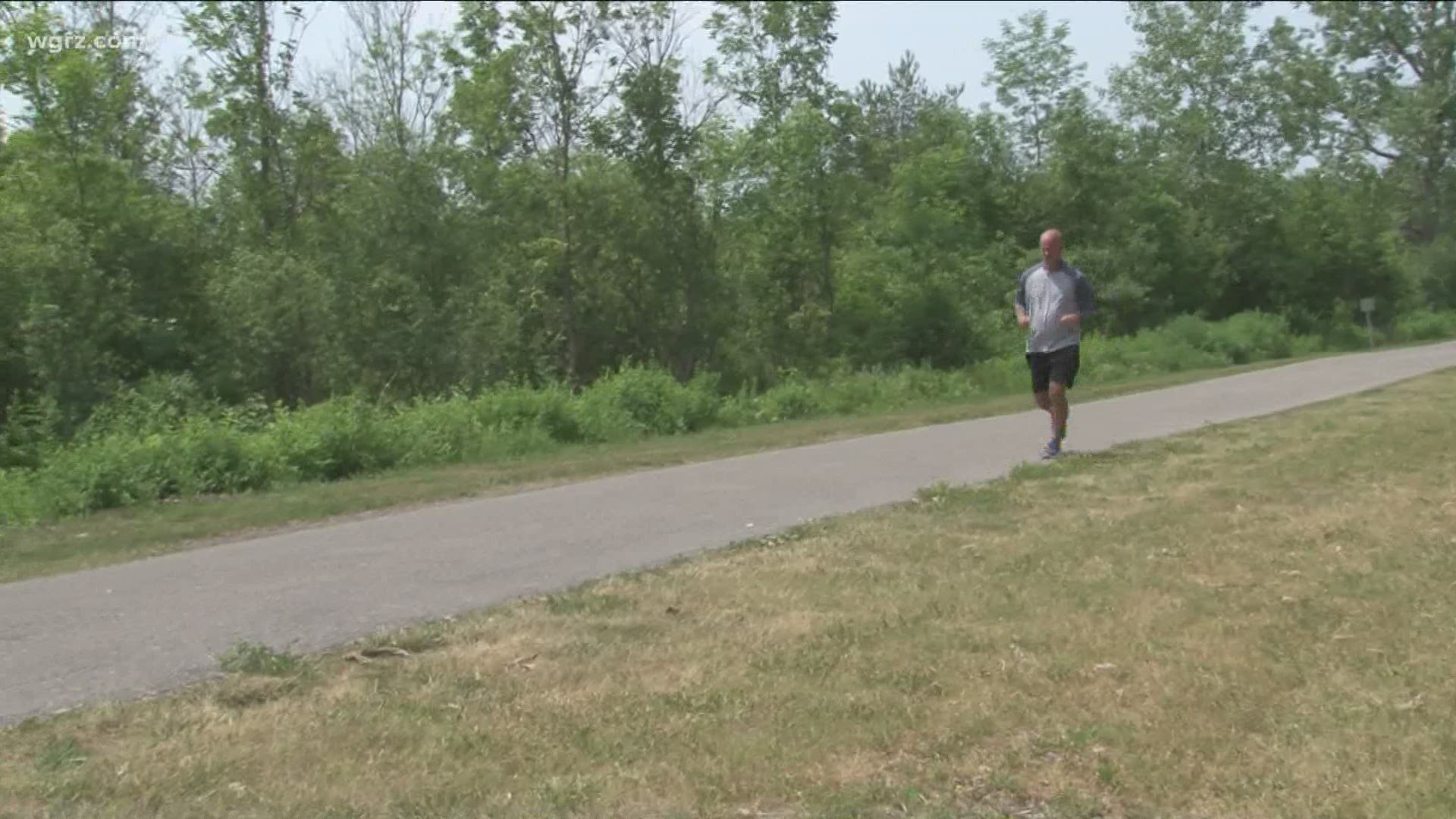 Some people will go to great lengths for those they love. We show you a Depew man who is literally running for his brothers life.