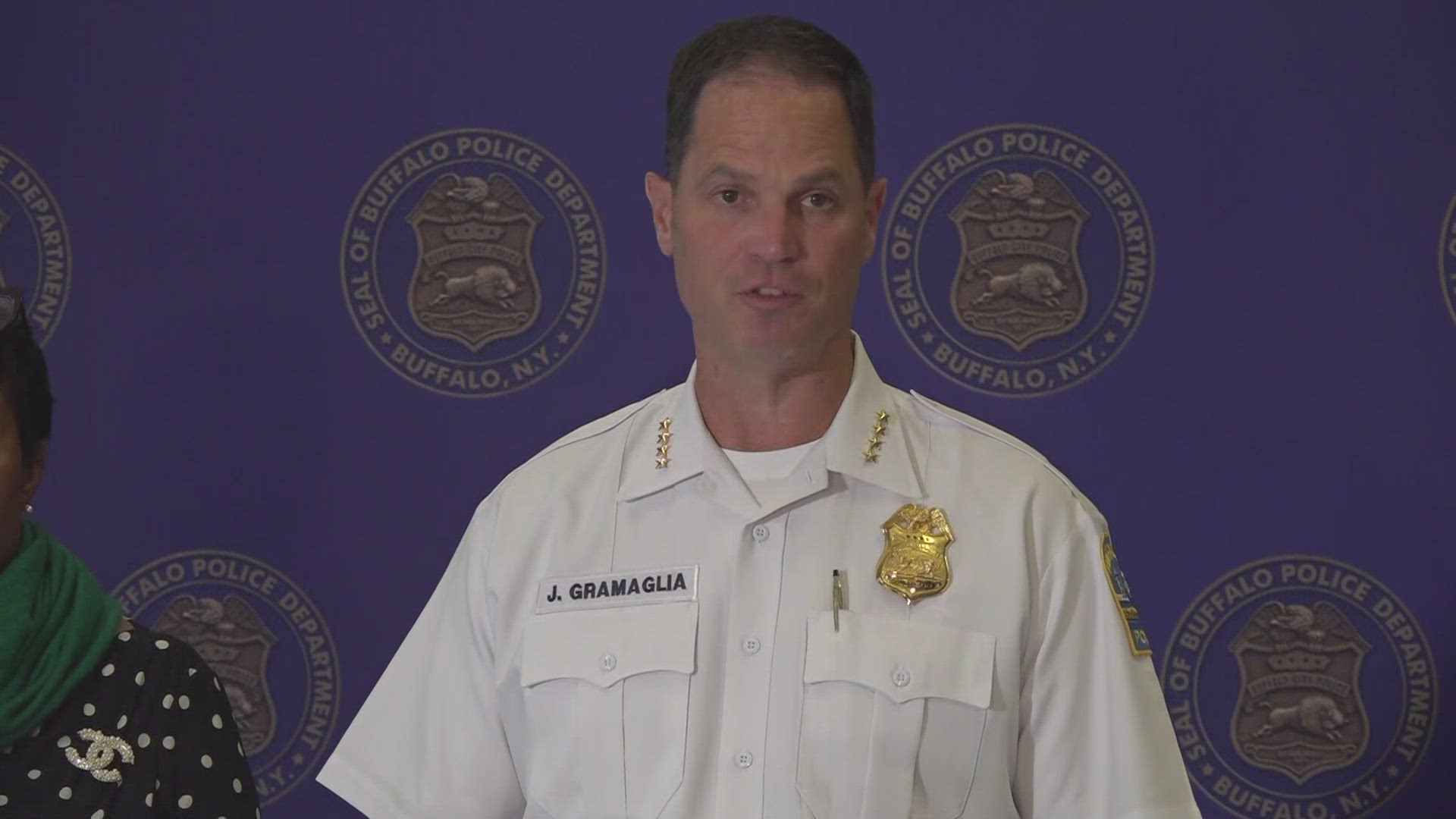 Buffalo Police Commissioner Joseph Gramaglia and Buffalo Schools Superintendent provide an update into the student stabbed at McKinley High School.