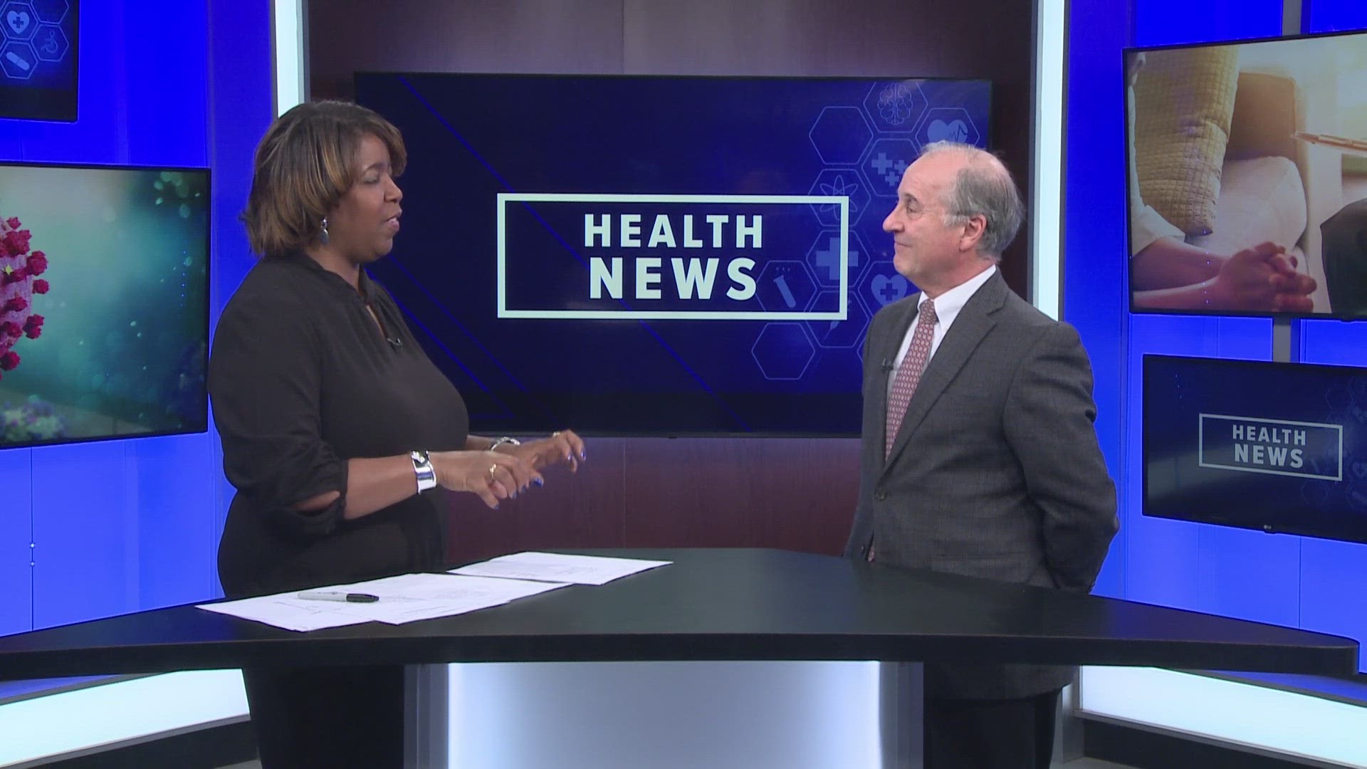 that time of the year.... when viruses like the common cold...COVID and the flu spread Joining me now... is infectious disease specialist doctor Thomas Russo.
around