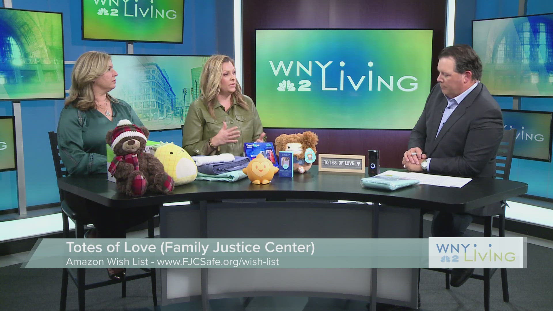 WNY Living - November 23 - Family Justice Center Totes of Love THIS VIDEO IS SPONSORED BY FAMILY JUSTICE CENTER TOTES OF LOVE