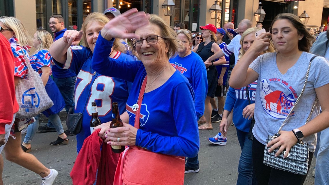 Bleacher Report on X: Bills Mafia ran wild in NOLA 