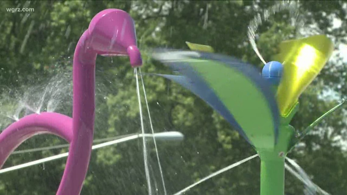 New splash pad in Sloan Village Park officially opens