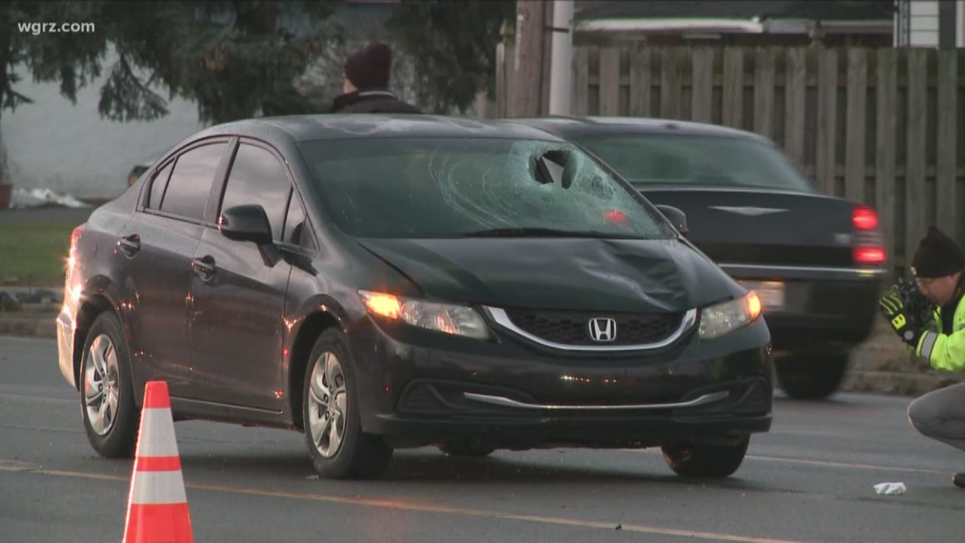 Another pedestrian has been struck by a vehicle on Niagara Falls Boulevard.  The accident happened on the Amherst side just before 6:30am Monday.