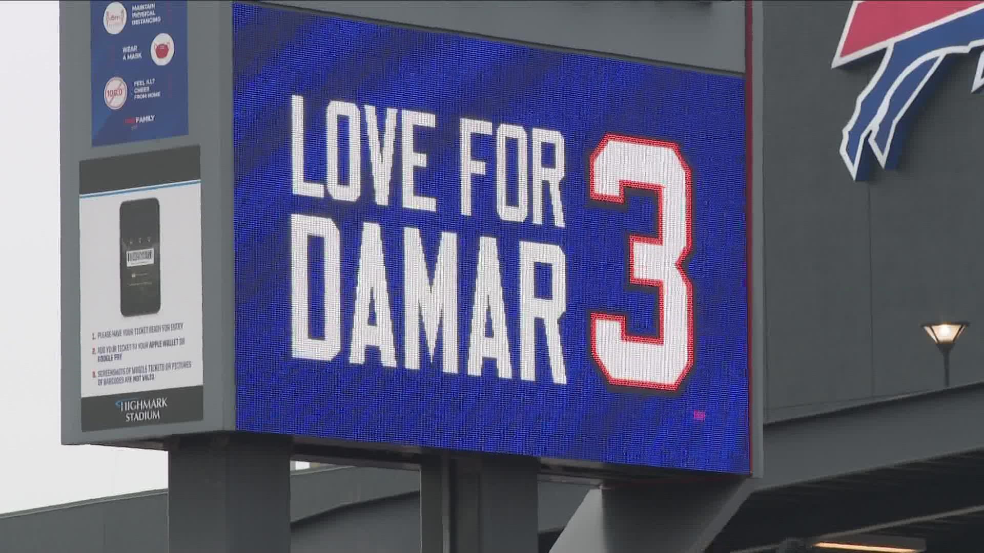 Bills fans and NFL fans around the country celebrated the good news for Damar Hamlin, after hearing Hamlin's positive medical progress.