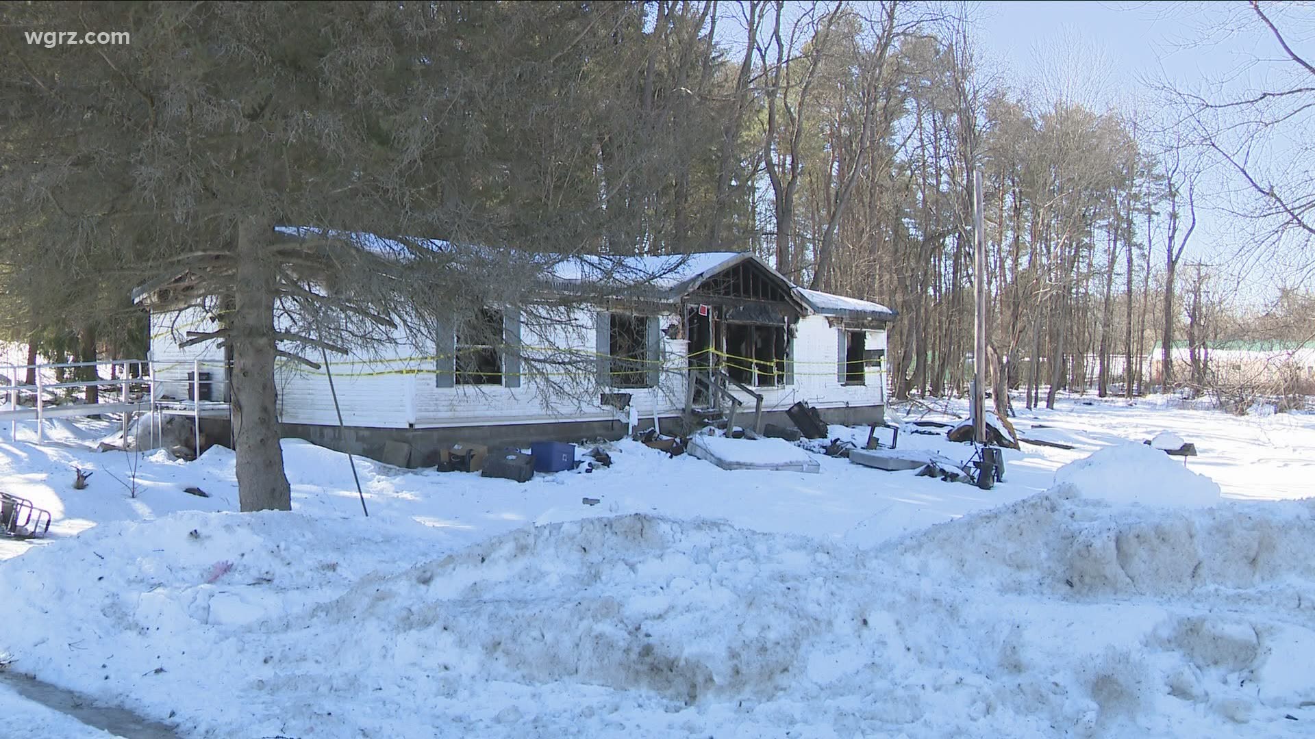 A woman in Cattaraugus County is still recovering from a fire that destroyed her home last month, but she says she's just thankful to be alive.