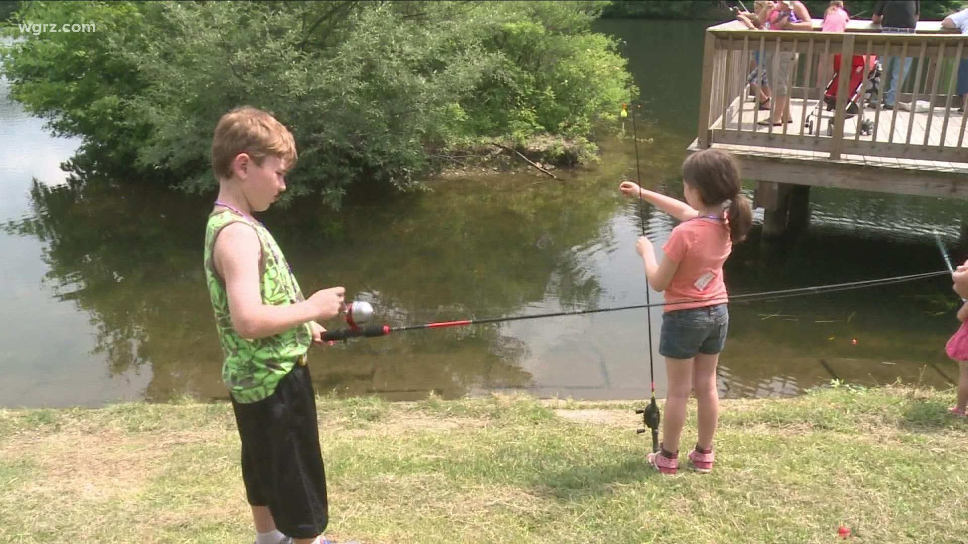 This weekend you can fish without a license.
It's all a part of free fishing days in New York State.