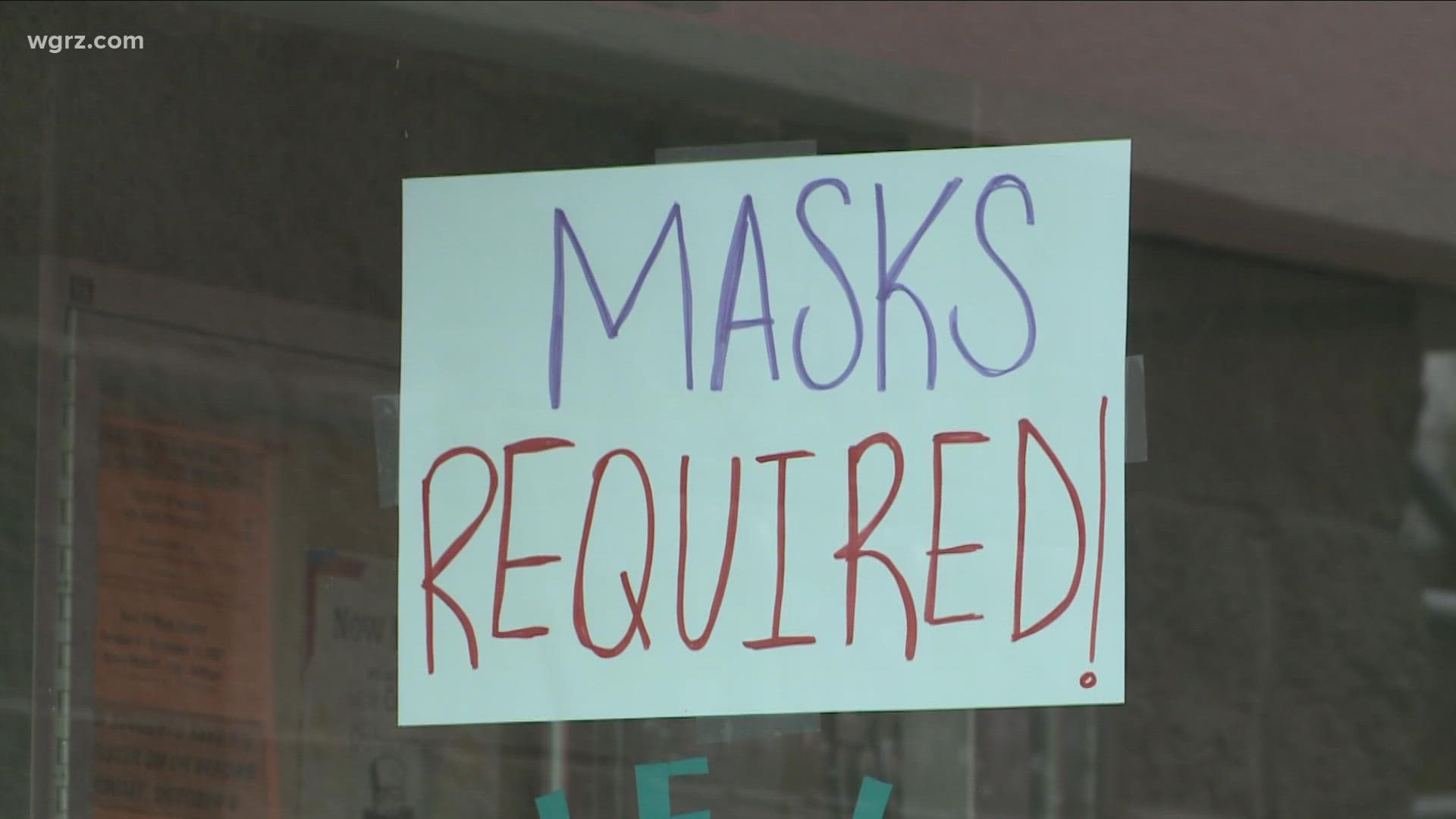 Erie County is taking steps to try to reverse the surge in Covid cases by bringing back the mask mandate.