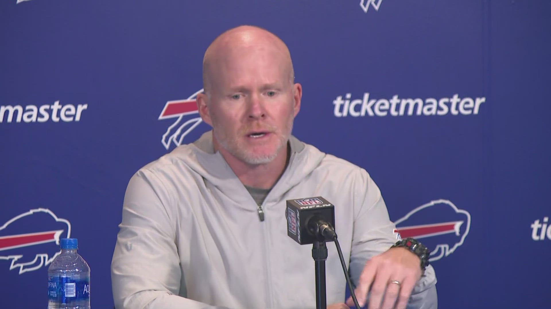 Buffalo Bills head coach Sean McDermott discusses Sunday's game against the Chiefs