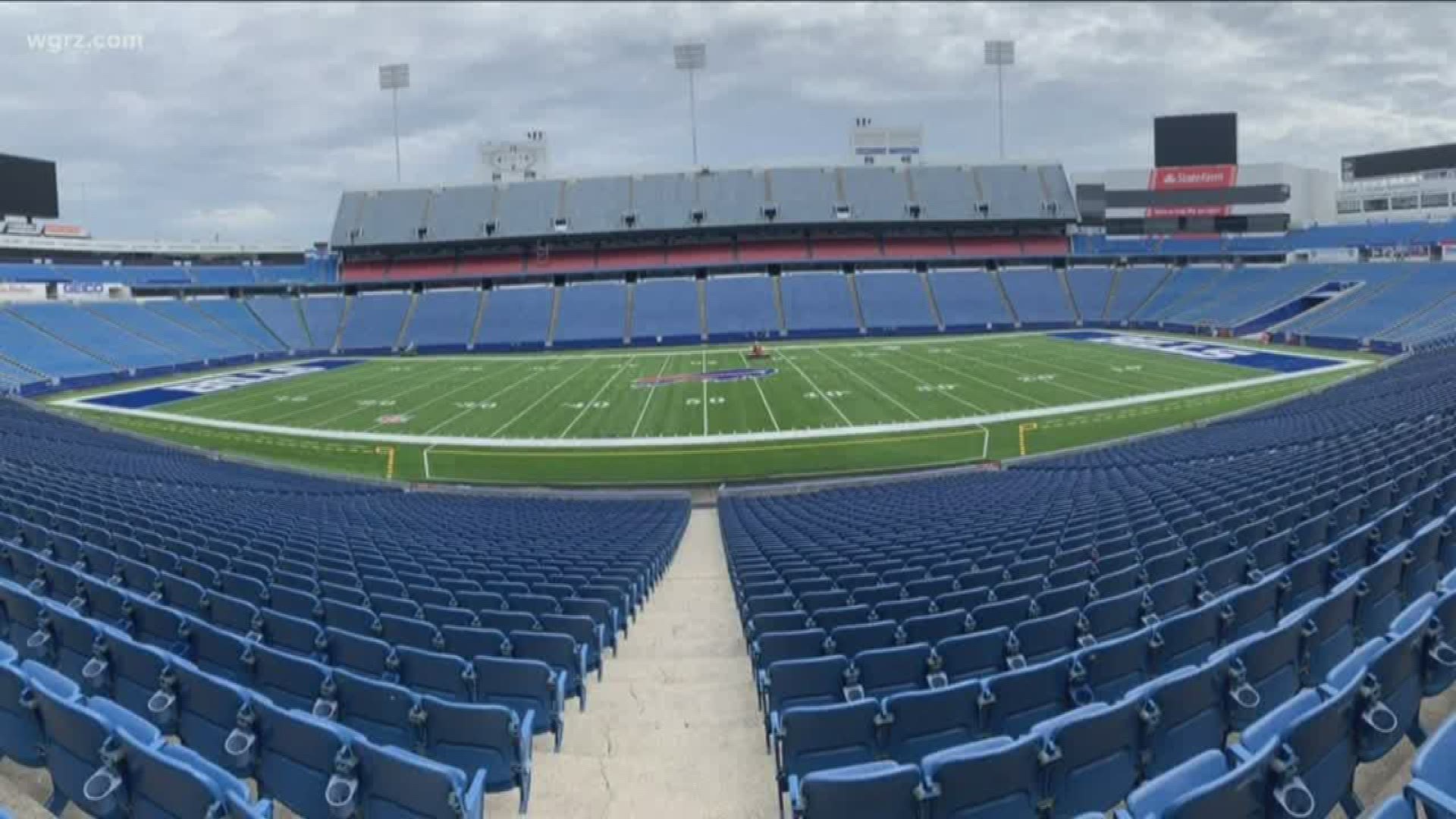 he study on upgrading or replacing New Era Field is about halfway done.