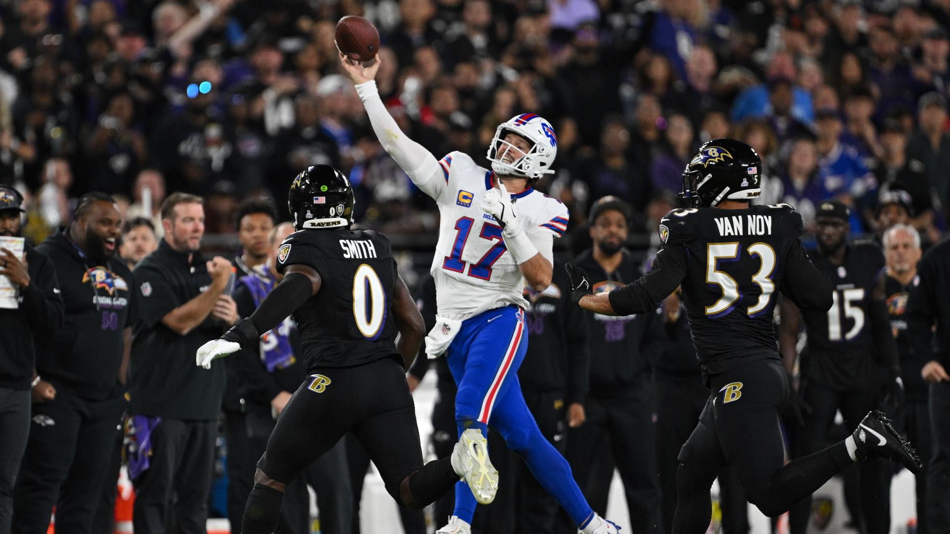 Derrick Henry and the Ravens ran through the Bills as Josh Allen and the offense struggled all night. Jon Scott and Jonathan Acosta discuss the team's first loss.