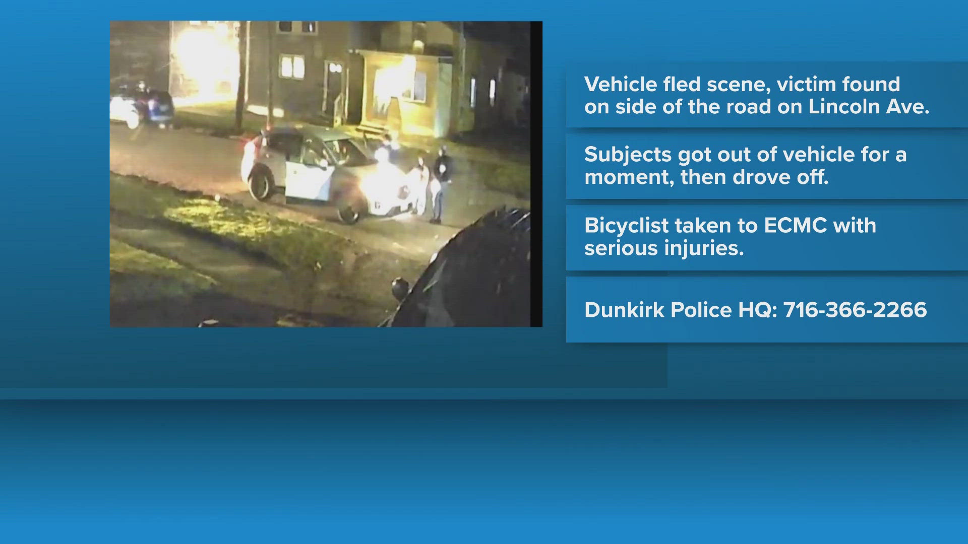 Dunkirk Police looking for information after hit and run injures ...