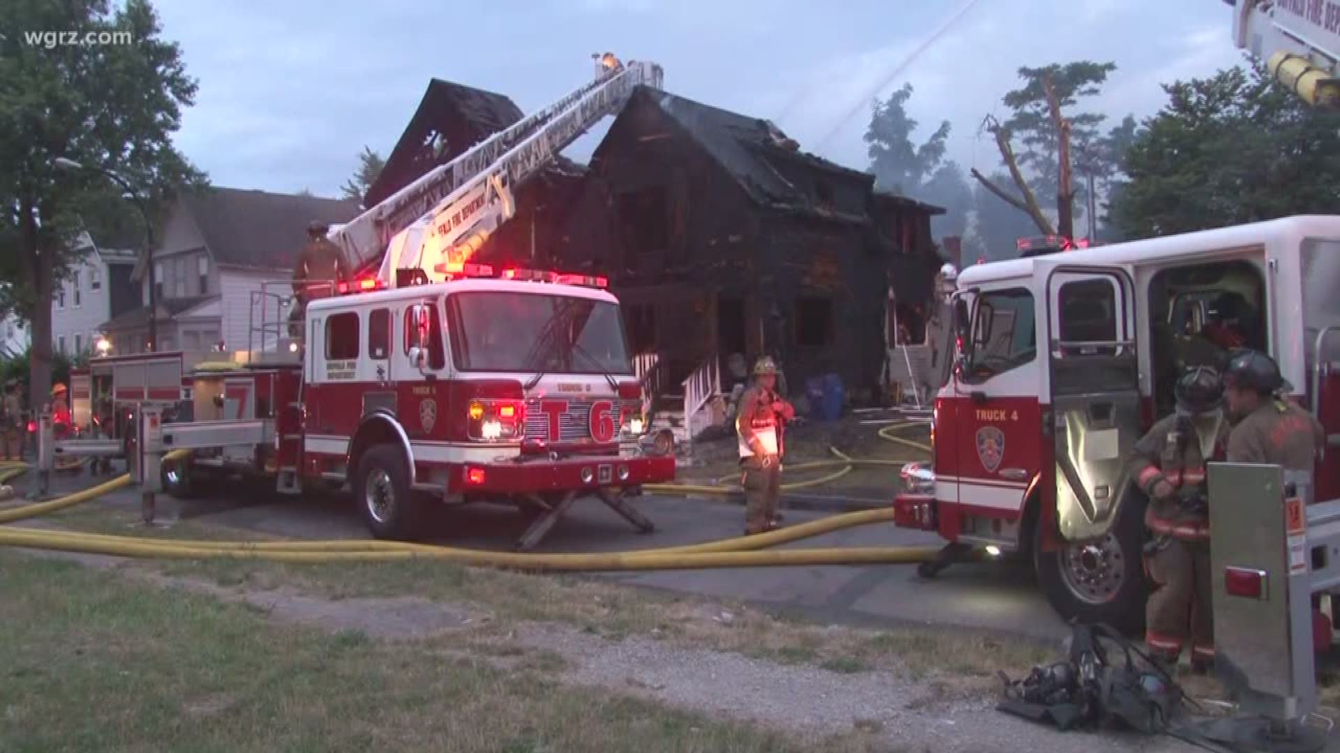 Fire destroys two neighboring home on east side