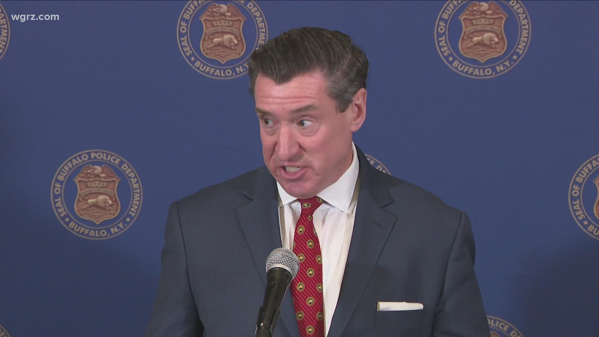Erie County District Attorney John Flynn went off about the state's raise the age law, which he says is why the teen is charged as an adolescent offender.