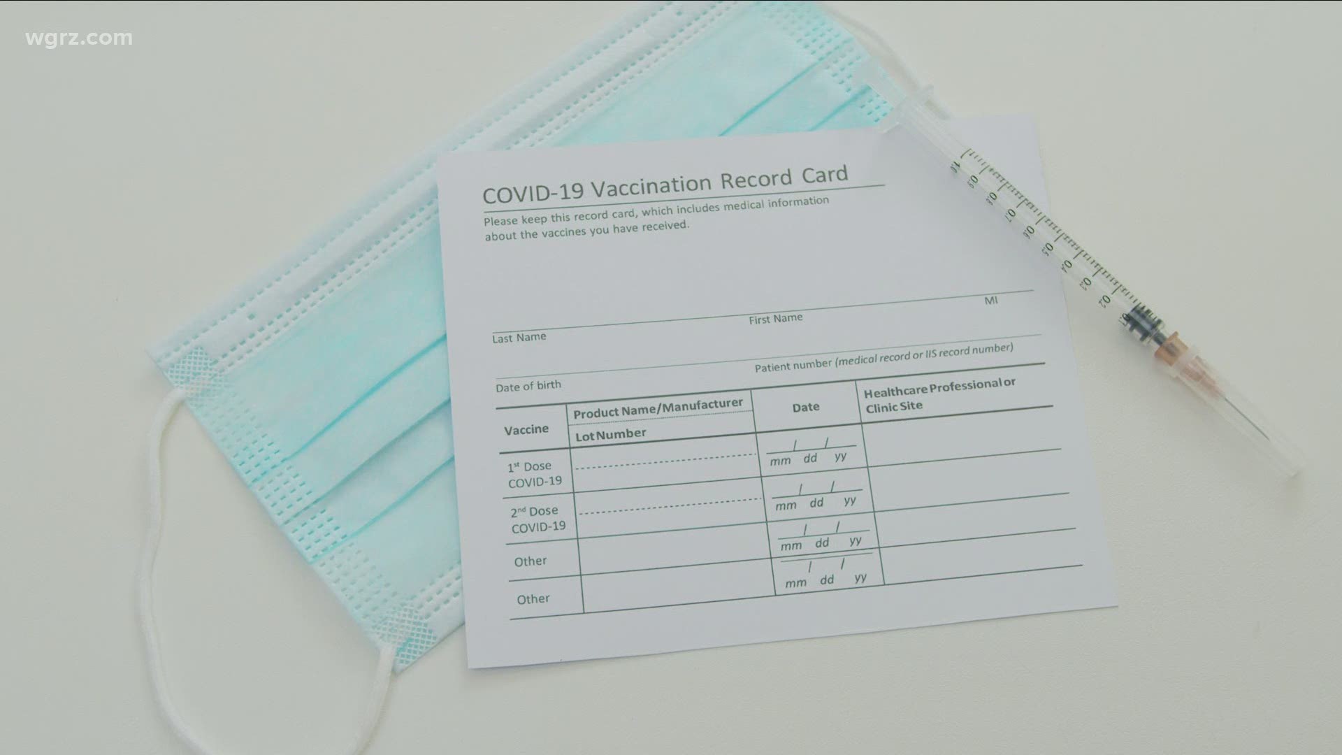 Dangers of posting vaccination card online