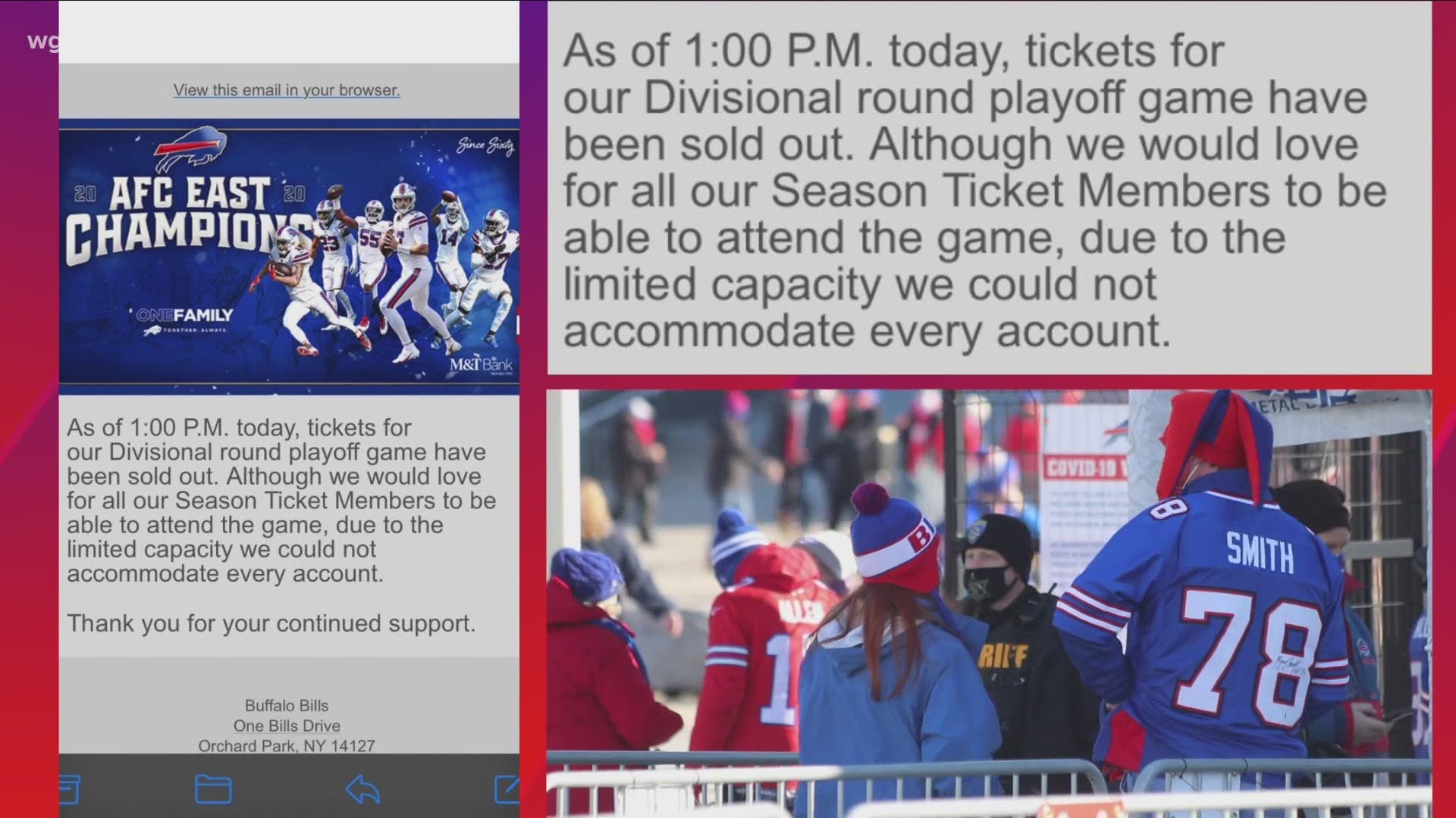 Bills vs. Ravens tickets sold out
