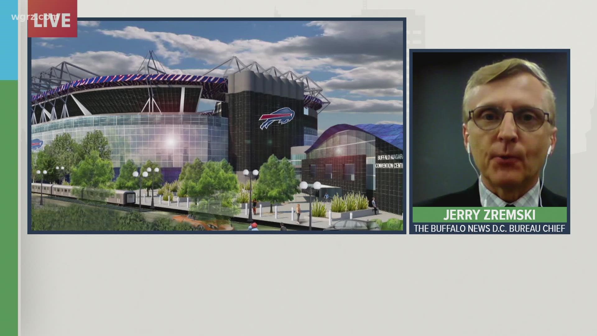 Buffalo News Jerry Zremski talks about negotiations for bringing Bills stadium downtown