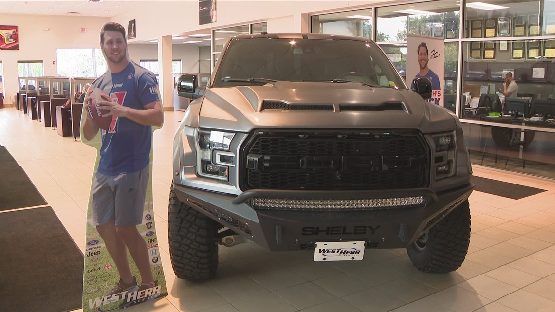 West Herr holds contest for fans to win Josh Allen's truck