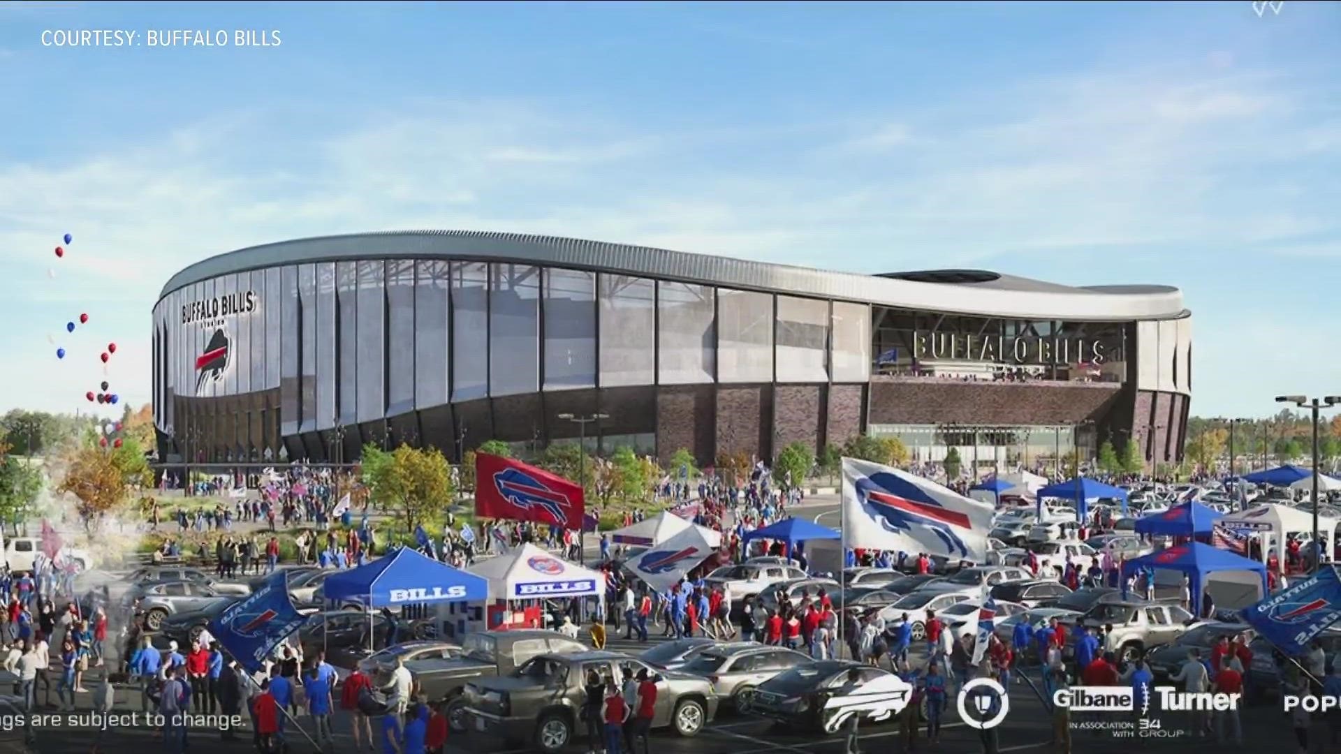 THE BILLS RELEASED THESE NEW RENDERINGS OF THE FUTURE STADIUM.