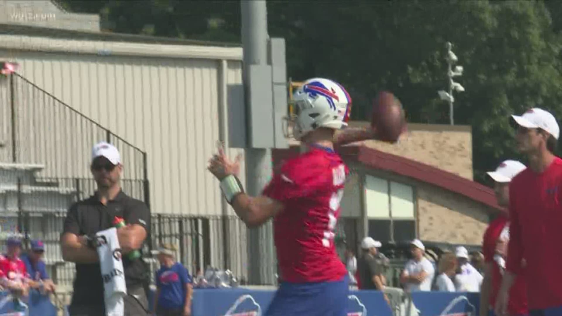 Josh Allen enters training camp as the undisputed starter and leader of the offense.