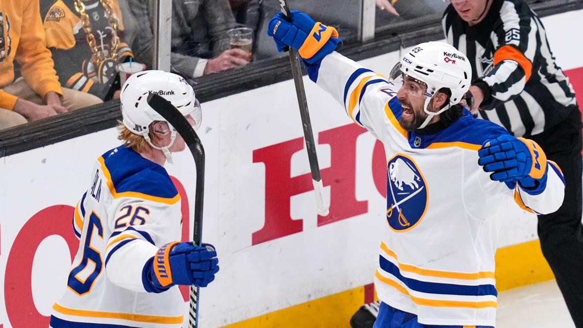 Sabres use early surge to beat Boston in Game 6, win series