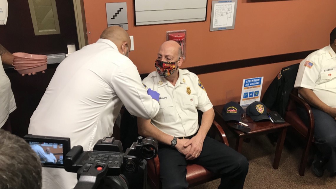 First responders, health care workers receive COVID vaccine; some still leery
