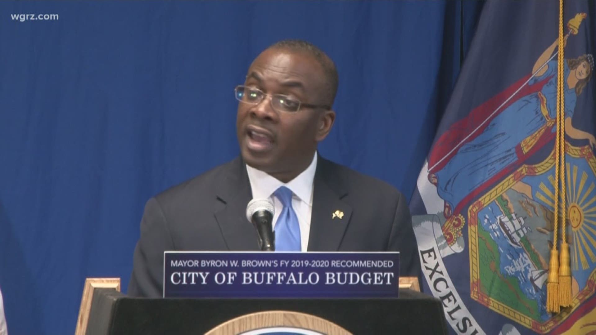 Mayor Byron Brown's budget includes funding for the police department's body camera program.