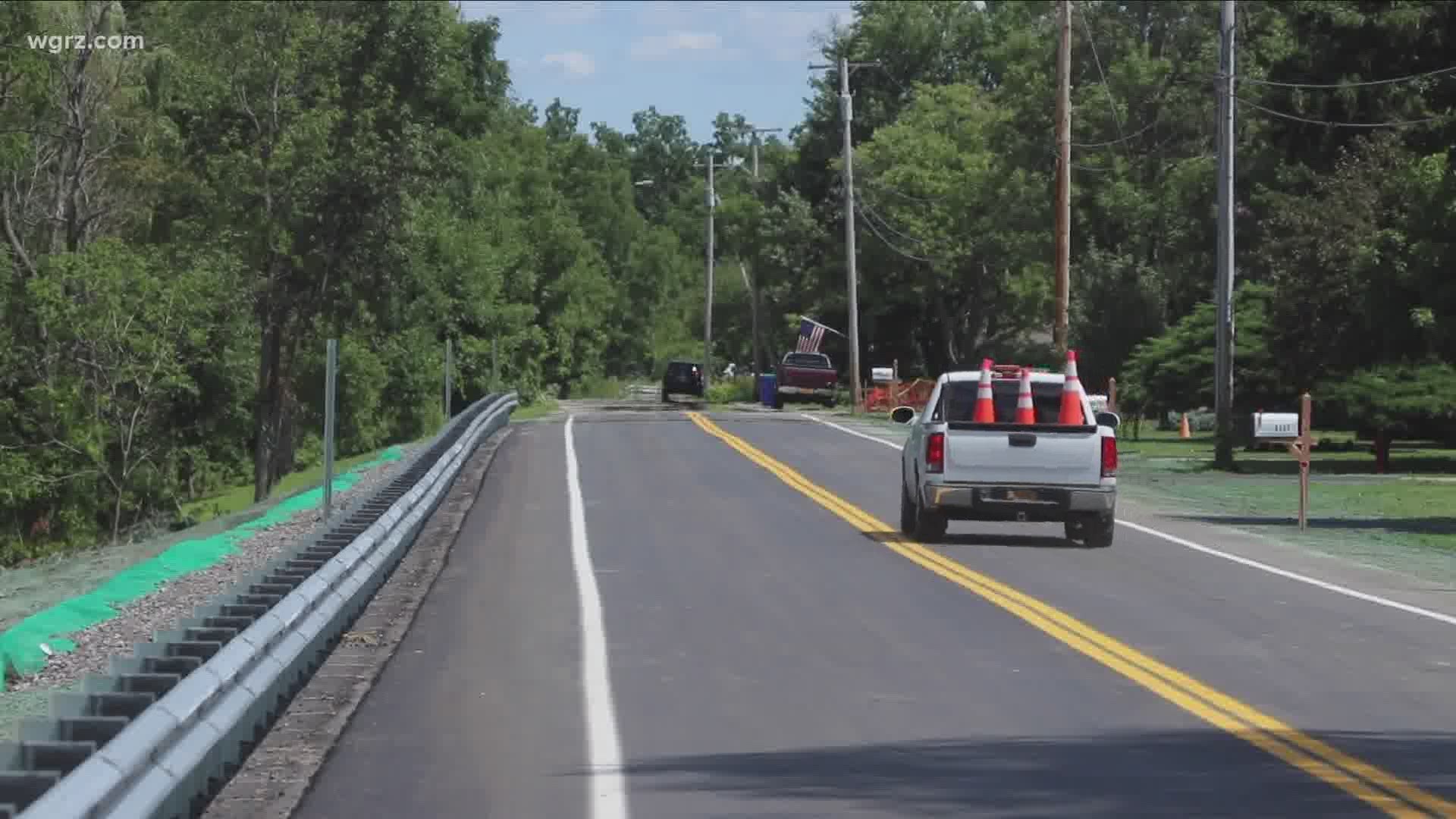 tonawanda Creek Road in Pendleton in Lockport that needed fixing and the total cost of the entire project was over $7 million.