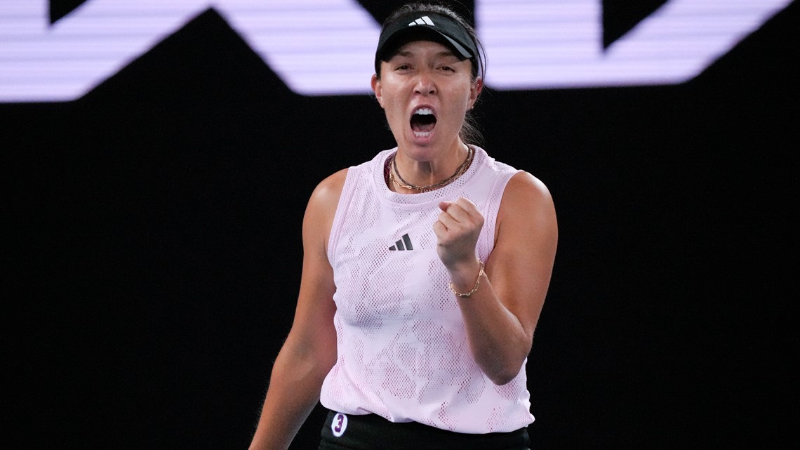 Australian Open star Jessica Pegula wears Damar Hamlin's No 3 jersey number  during second-round win