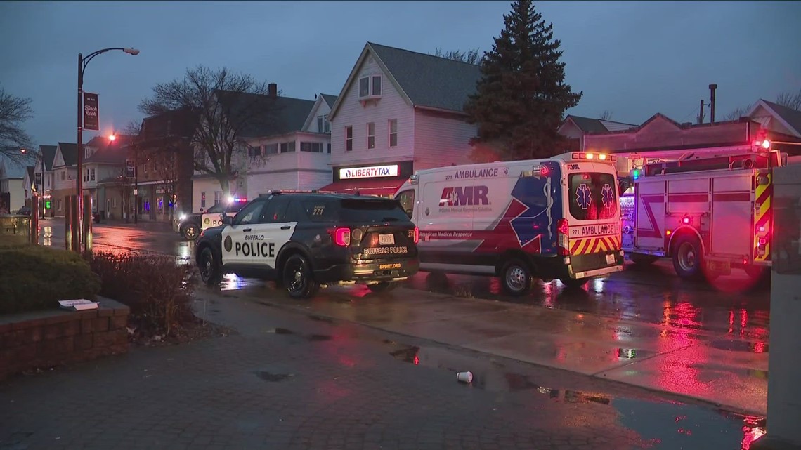 A Crash In Buffalo Leaves One Person Sent To The Hospital By Ambulance 