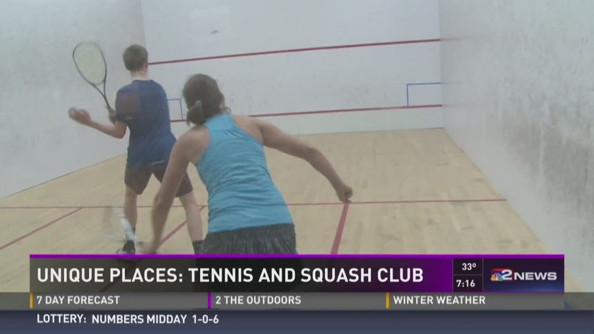 Daybreak's Stephanie Barnes visited the Buffalo Tennis and Squash Club for this week's Unique Places.