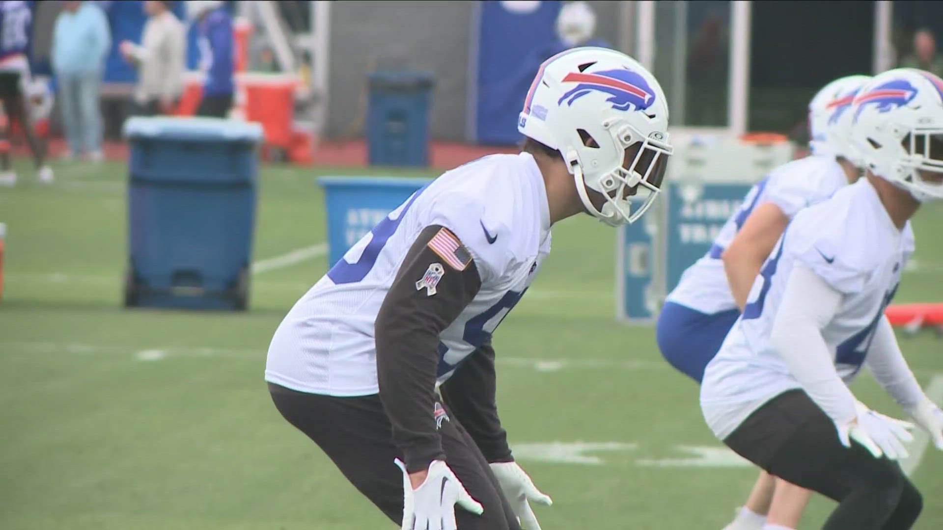 One of the focal points when camp gets underway at St. John Fisher will be how the Bills linebacker continues to progress from leg injury that ended his '23 season.