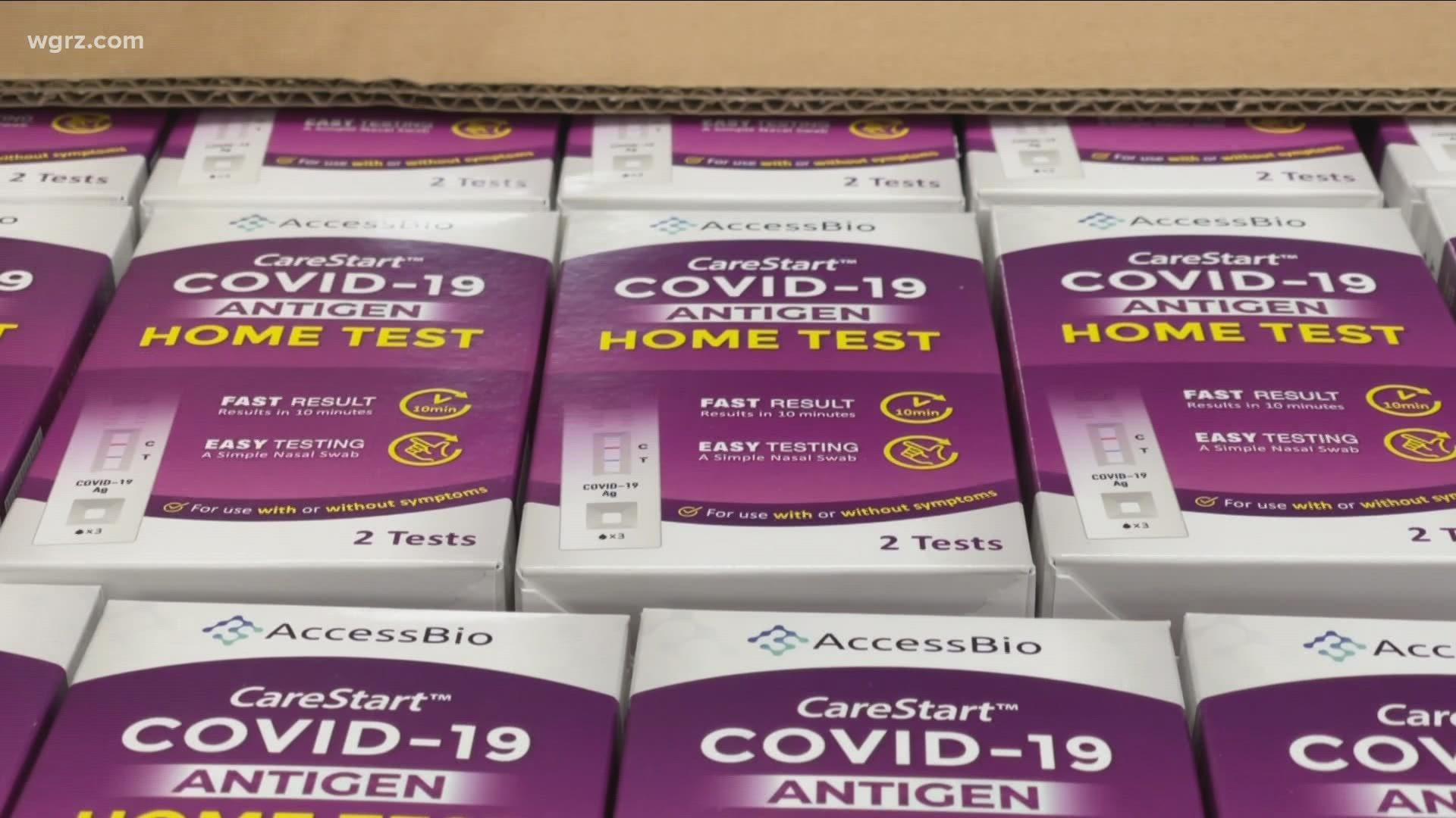 While many suburban districts have been handing out state-provided test kits since Saturday, some parents had been wondering where their kid's tests were.