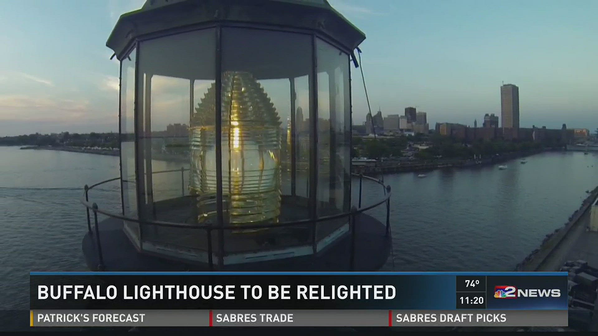 Buffalo lighthouse relighted