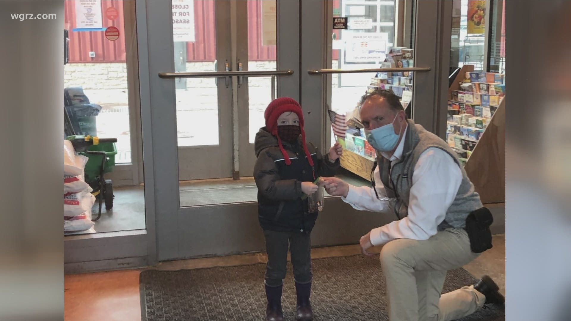 Boy donates piggy bank to Naval Park repairs