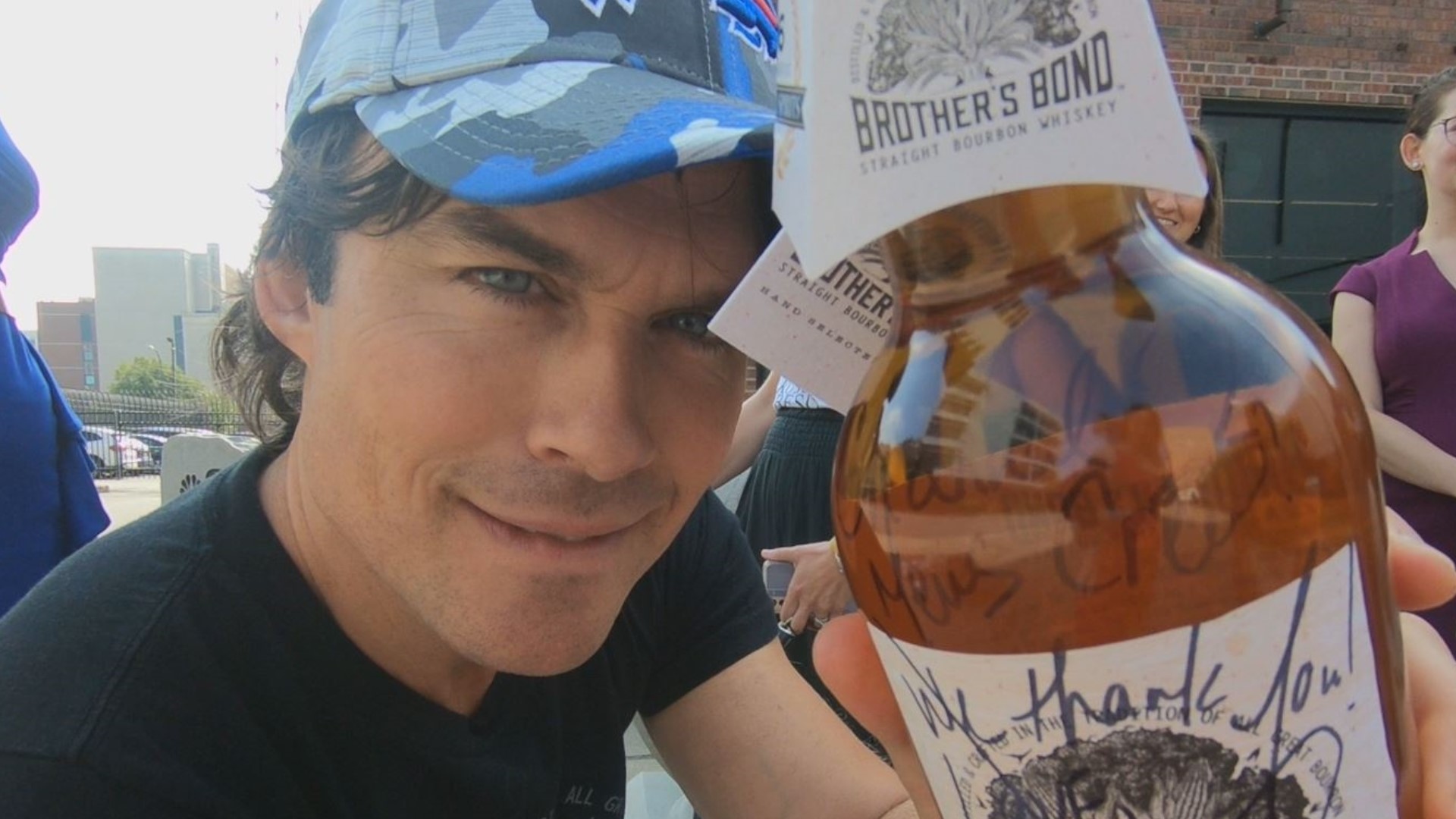 "The Vampire Diaries" star was in WNY to promote his bourbon, Brother's Bond, and spoke with Melissa Holmes. Here's the extended interview.